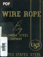 Wire Rope Catalog of Sizes Grades Constructions Price Lists Data Tables and Information On The Proper Use of Wire Rope 1940