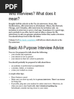 Who Interviews-LAW SCHOOL