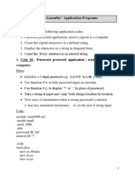 Lab No. 5 - Assembly Application Codes