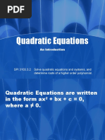 QuadEquations PPT Alg2