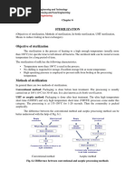 Sterilisation of Milk Dairy and Food Engineering