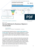 Service Methods For Business Objects in VBCS