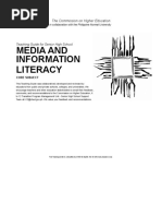 Media and Information Literacy: The Commission On Higher Education