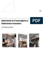 Implementación de La Farmacovigilancia en EEFF