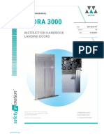 HYDRA 3000: Instruction Handbook Landing Doors