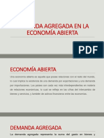 Demanda Agregada en La Economía Abierta