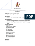 Plano de Aula - Remoção Dos Fatores de Retenção de Biofilme