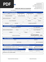 Formulario Único Colegiatura 2019