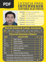 Credencial Thomas Cornejo