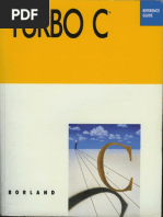 Turbo C Version 2.0 Reference Guide 1988