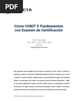 Curso COBIT 5 Con Examen de Certificacion Gral1