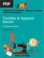 Textiles Sector - Achievement Report