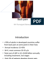 Management of Back Pain in Adults