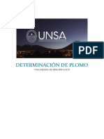 Determinacion de Plomo