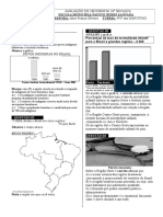 Prova de Geografia 4º Bimestre Fausto Neres Santana