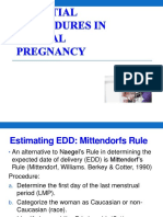 Essential Procedures in Normal Pregnancy