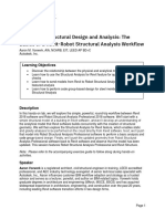 Integrating Structural Design and Analysis: The Basics of A Revit-Robot Structural Analysis Workflow