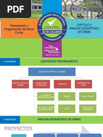 Análisis Geométrico de Obras