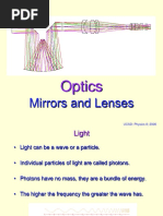 Mirrors and Lenses: Optics