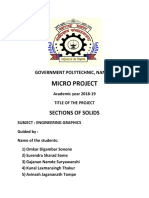 Micro Project: Sections of Solids