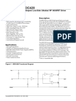 DEIC420: 20 Ampere Low-Side Ultrafast RF MOSFET Driver