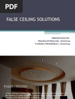 False Ceiling Solutions