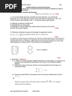 Examen parcialDE CIRCUITOS DIGITALES 02T-01l UNAC 2019