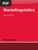 (Cambridge Textbooks in Linguistics) R. A. Hudson - Sociolinguistics-Cambridge University Press (1996) PDF