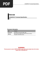 PS01509 LoRaWAN AT Command Specification 