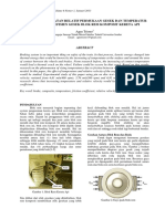 Pengaruh Kecepatan Relatif Permukaan Gesek Dan Temperatur Terhadap Koefisien Gesek Blok Rem Komposit Kereta Api