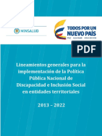 Politica Publica Discapacidad