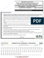 Ibfc - 108 - Enfermeiro - Terapia Intensiva PDF