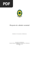 Proyecto de Calculo Vectorial PDF