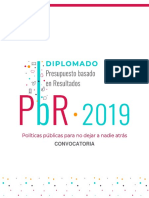 Diplomado PBR 2019. Convocatoria