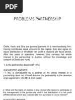 Problems On Partnership