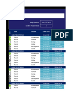 Excel Gantt Chart For Agile Project Management