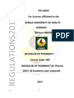 New B.pharm 2017 18 Onwards