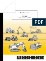 Rukovodstvo Po Ekspluatacii Na Frontalnyj Kolesnyj Pogryzchik Liebherr l514 Stereo Serial No. 467 8500 Operation Manual PDF