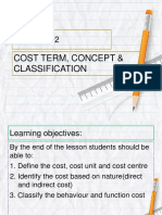 CHAPTER 2-Cost Term, Concepts and Classification