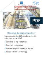 Canal Top Solar Power Plant by S Rathore PDF