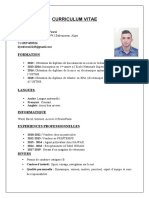 Curriculum Vitae: Formation