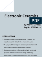 Electronic Ceramics and Cermets