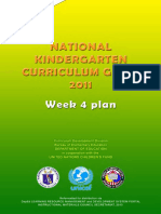 Nati Onal KI Ndergarten Curri Culum GUI DE 201 1 Week 4 PL An