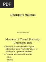 Descriptive Statistics: Sanjay Rastogi, IIFT, New Delhi