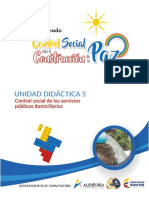 Documento de Estudio Unidad 5 - Control Social de Servicios Publicos