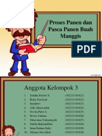 Panen Dan Pasca Panen Buah Manggis