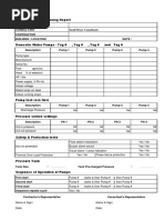 Testing & Commissioning Report