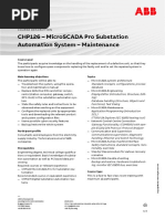 CHP126 - Substation Automation System - Maintenance