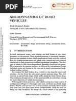 Aerodynamics of Road Vehicles: Wolf-Heinrich Hucho