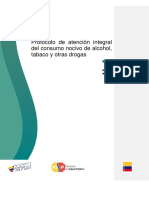 Protocolo de Atención Integral Del Consumo Nocivo de Alcohol, Tabaco y Otras Drogas